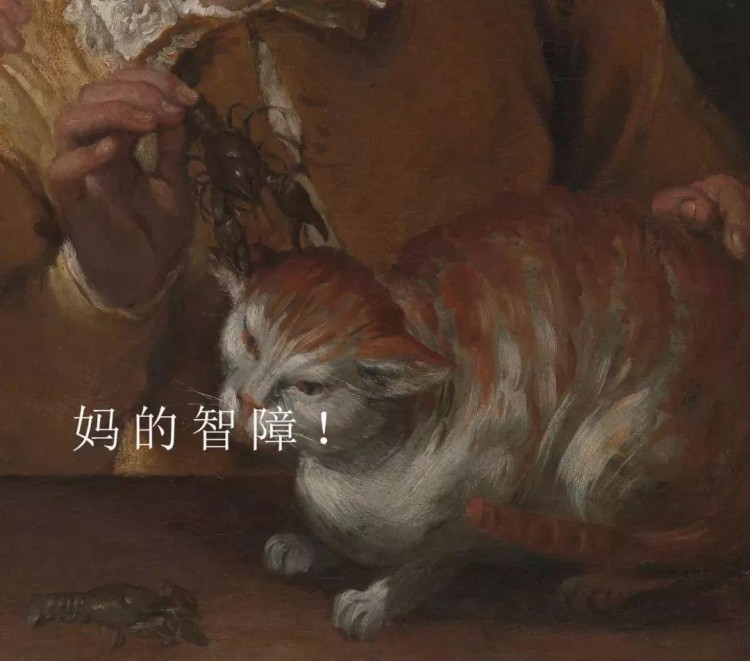 猫在艺术家笔下成为沙雕我似乎看到了自己的猫